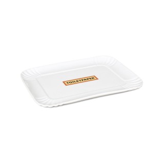 Vassoio in porcellana Seletti Toiletpaper estetico quotidiano 26 x 34cm